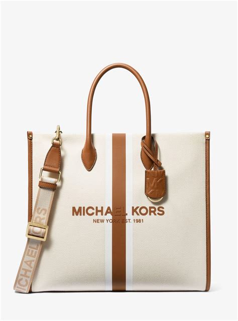 michael kors canvas tote bags|Michael Kors mirella large tote.